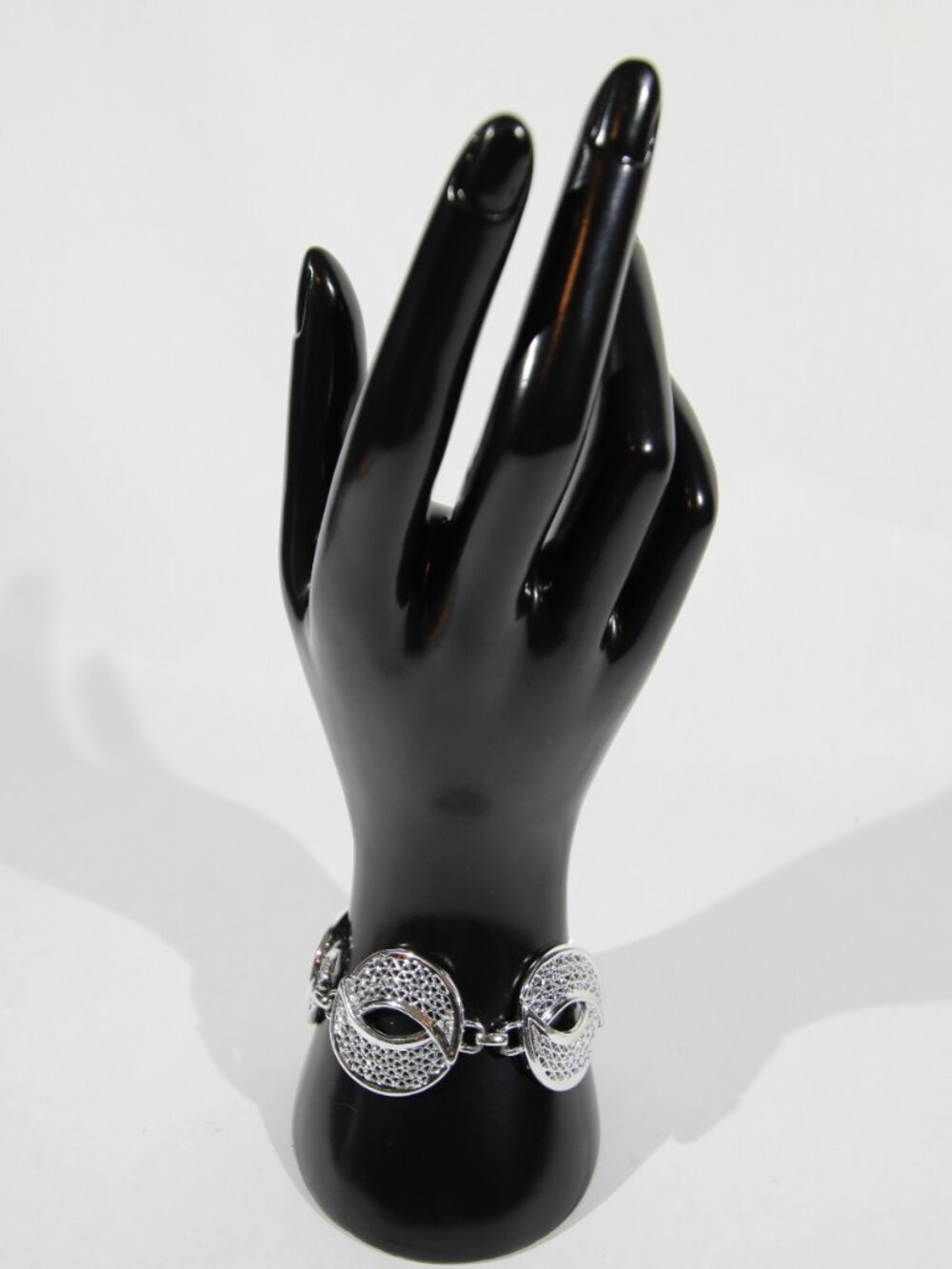 Vintage Sarah Coventry Silver-Tone Mid-Century Bracelet